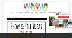 Desktop Screenshot of marymarthamama.com