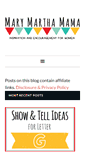 Mobile Screenshot of marymarthamama.com